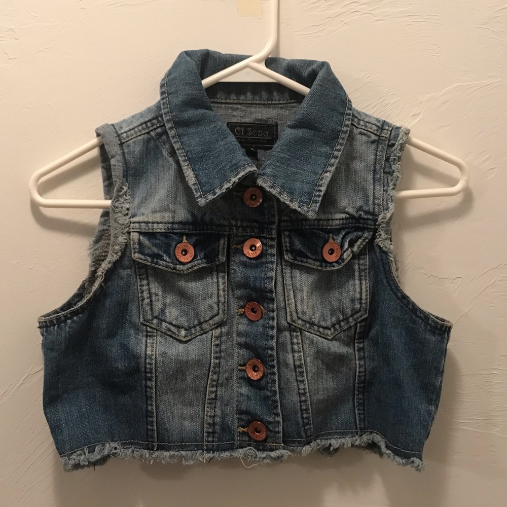 Denim Crop Top